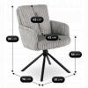 Otočná stolička šedá maenčester June