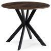 Okrúhly stôl 90 cm čierny Lauren