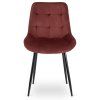 Jedálenská stolička burgundy velúr Chris