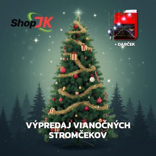 Vyberte si krásny vianočný stromček 🎄 a my vám k nemu pridáme darček ZDARMA 🎁 ❄️ Vianočná svetelná reťaz LED ľadové...
