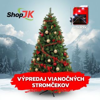 Vianočné stromčeky sú vo výpredaji 🎄 A k tomu získate bonus ZDARMA ✨ ❄️ Vianočná svetelná reťaz LED ľadové hviezdy –...
