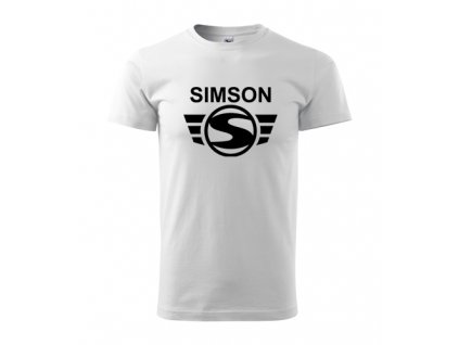 biele tričko simson