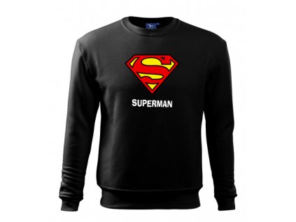 mikina cierna supoerman