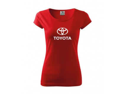 dámske tričko toyota červené