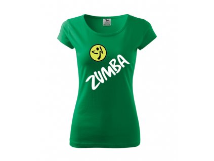 Damske zumba tricko zelene