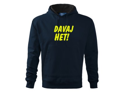 mikina s kap navy davaj