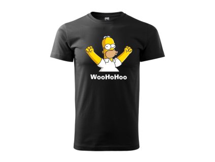 cierne tricko hmer wohoho