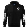 mikina s kapucňou yamaha čierna 2