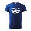 modré tričko simson