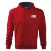 Kopie mikina s kapucňou fiat červená 2