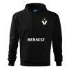 mikina s kapucňou renault čierna