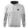 mikina s kapucňou renault biela 2