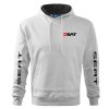 mikina s kapucňou seat biela 2