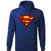 mikina s kap modra superman