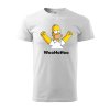 biele tricko homer wohoho