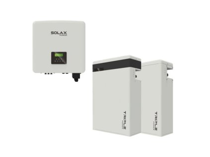 Set Solax: 10 kW hybridní střídač a bateriové úložiště 11,6 kWh