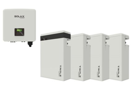 Set Solax: 10 kW hybridní střídač a bateriové úložiště 23,2 kWh