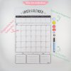 Magnetischer Familienkalender - Monats- & Wochenansicht