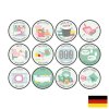 Chores magnet set Kindergarten German