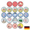 School Activities Magnet Set German