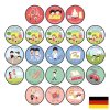 Kindergarten Activities Magnet Set German Kreslicí plátno 1