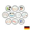 Responsibilities Magnet Set Schoolchildren German