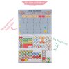montessori children magnetic calendar 84 magnets german kindergarten 01