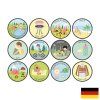 Summer magnets set german Kreslicí plátno 1