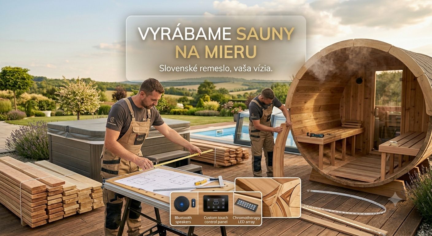 Vyrábame sauny na mieru