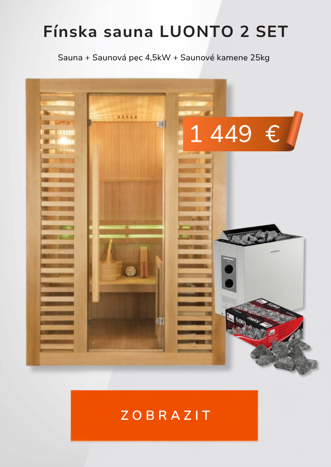 Fínska sauna LUONTO 2 SET