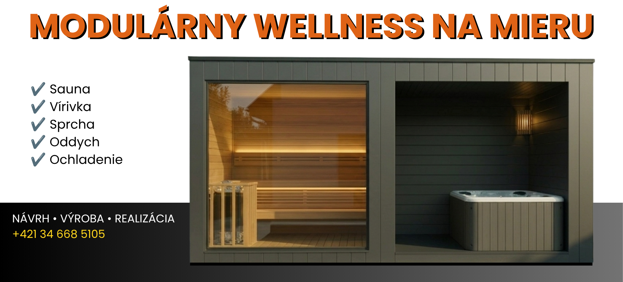Modulárny wellness na mieru