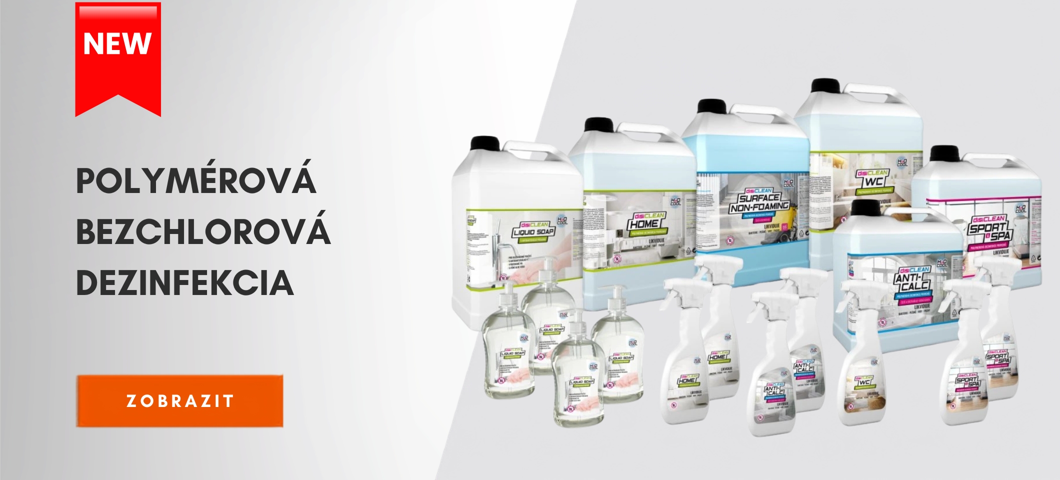 Polymérová bezchlorová dezinfekcia