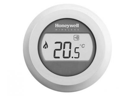 Bezdrôtový jednozónový priestorový termostat Honeywell Round T87RF2083