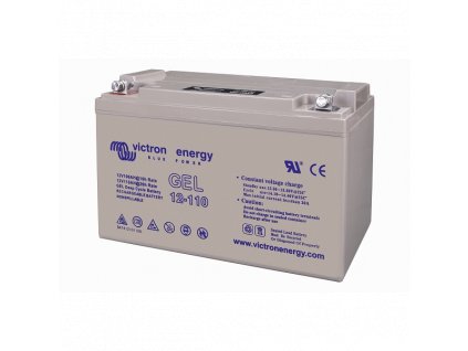 130 O bat412101100 12v 110ah gel deep cycle battery left