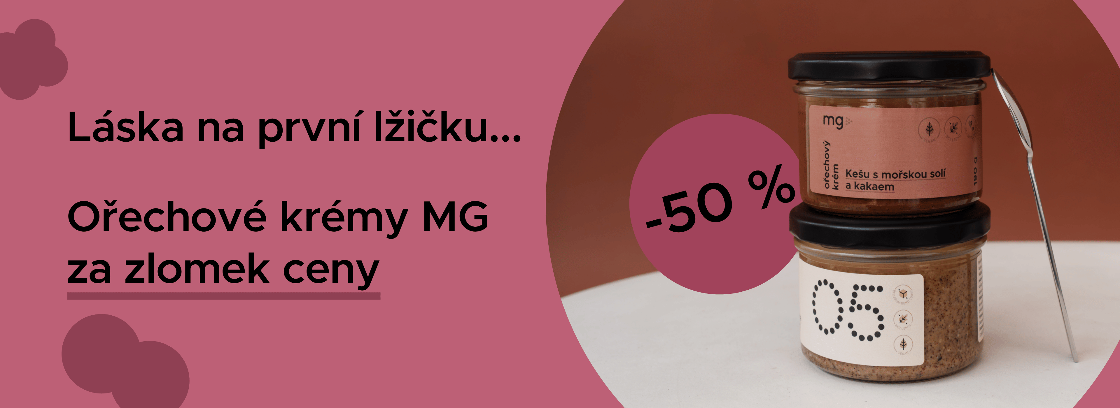Ořechové krémy MG za zlomek ceny
