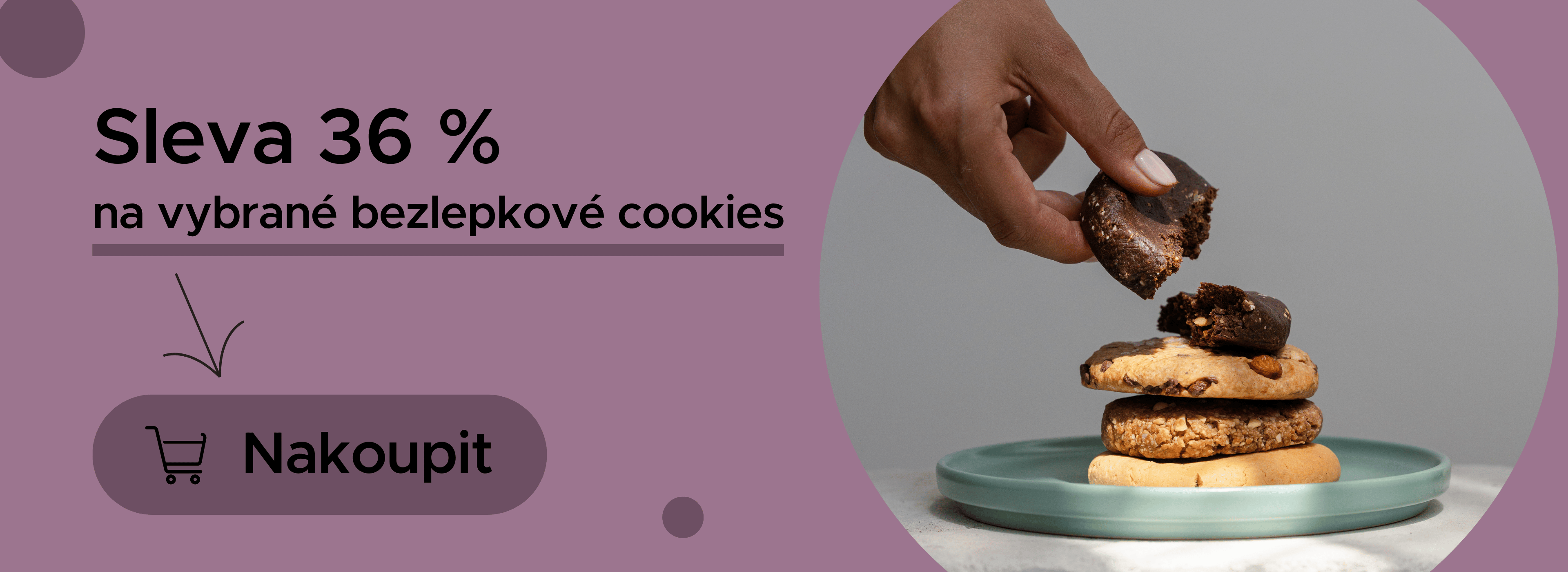 Cookies se slevou -36 %