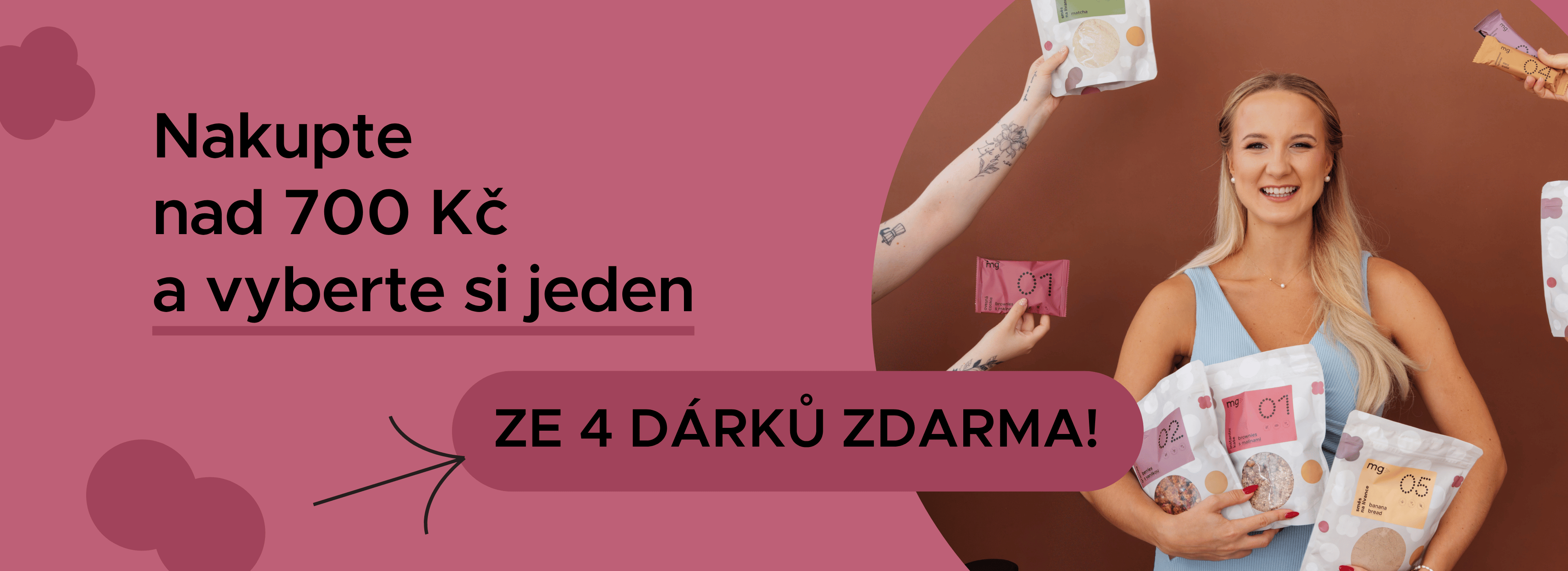Nákup nad 700 Kč = dárek zdarma!