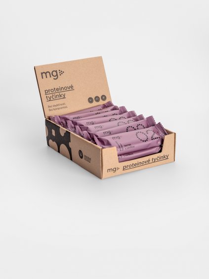 20x MG Proteinová tyčinka 02 Berries s vanilkou  balení po 20 kusech