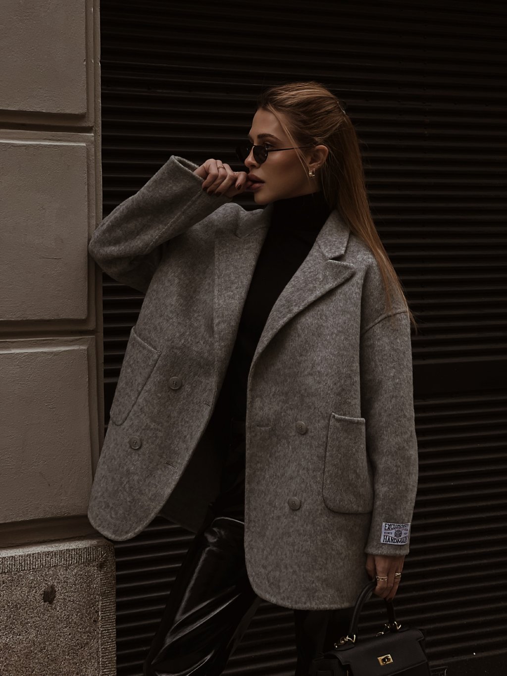 Grey boyfriend blazer online