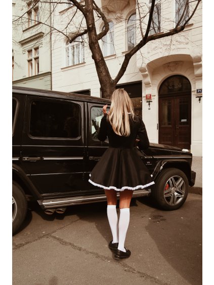 Mini šaty Black Velvet