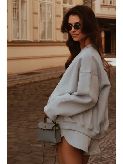 Girls Club bomber Moja Moja Baby Blue