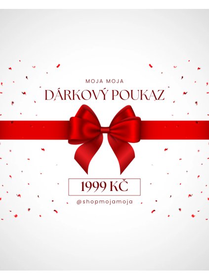 White and Red Elegant Ribbon with Confetti Gift Certificate (kopie)