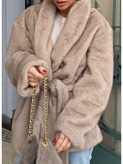 Moja Moja Light Coat Faux Fur Mink