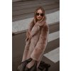 Maxi coat Shearling Nude