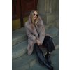 Maxi coat Shearling Nude