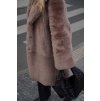 Maxi coat Shearling Nude