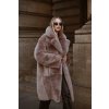 Maxi coat Shearling Nude