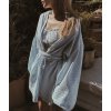 Crochet kimono blue