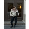 Beige fur jacket Moja Moja