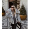 Light gray hooded jacket Moja Moja